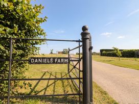 A gate leading to Daniels Farm in Claines