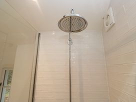 A showerhead in a bathroom at Brockstones in Grasmere