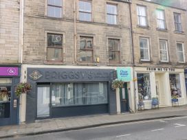 A storefront of a butcher shop named Briggy's in Jedburgh