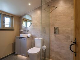 A bathroom with a sink and toilet at Heathmoor in Horrabridge
