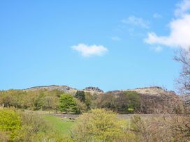 A view of hills and trees under a blue sky at Dovestone Luxury Lodges (sleeps 4)- pet free in Greenfield