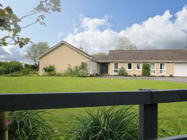 A house with a lawn and driveway at Beech Lodge in Foulksmills, County Wexford