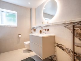 A bathroom with a sink and toilet at Deer Close in Coniston