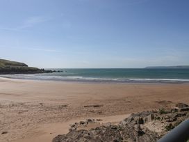 A beach view with sand and water at 6 Burgh Island, Bigbury-On-Sea