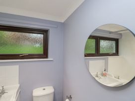 A bathroom with a sink and toilet at Beech Brae Kendal
