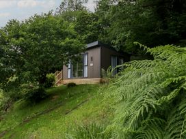 A cabin near trees at Elter Luxury Pod in Keswick