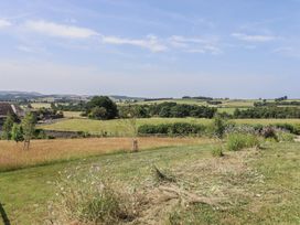 A view of fields and trees at Folly View in Eglingham
