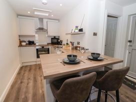 A kitchen with a dining area at North Sands in Beadnell