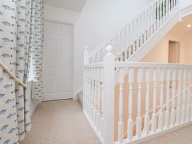 A staircase leading to an upper floor in 32 Quay Street Scarborough