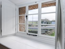 A window with an outdoor view at Westacombe Farm in Dunsford near Tedburn St Mary