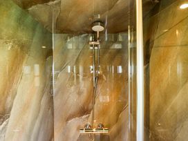 A shower with a modern design at Primrose in Grimsby