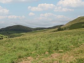 A landscape with hills and clouds at Howgill Head in Kendal