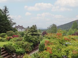 A garden with various plants and trees at High Cross in Keswick