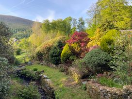 A garden with various trees and bushes at High Cross in Keswick
