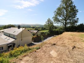 A view of the house and surrounding fields at Dolcoed Manordeilo near Llangadog