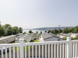 A view of mobile homes and the sea at Number 42 in Wemyss Bay