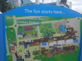 A map of Trecco Bay Holiday Park showing various activities and facilities