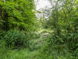 A view of a natural area with trees and water at Keepers Cottage Devizes