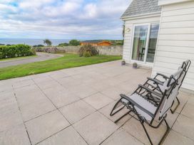 An outdoor patio area with chairs at St Marys in Penzance