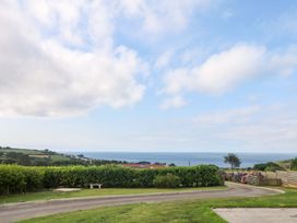 A view of the ocean and landscape at St Marys in Penzance