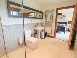 A bathroom with a sink and toilet at Bracken Ground in Coniston