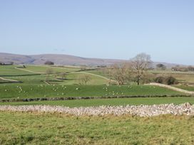 A scenic view of fields and sheep at Rocklands in Shap
