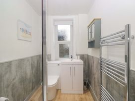 A bathroom with toilet and sink at Rocklands in Shap