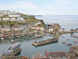 A harbor with boats and houses in Porthpean