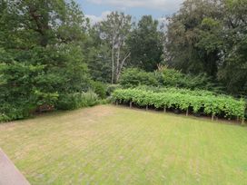 A garden with grass and grapevines at The Anchorage in Hoveton & Wroxham