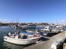 Boats at a marina in Weymouth