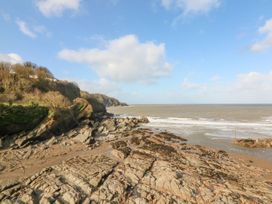 A view of rocks and sea at Seacroft in Combe Martin