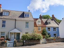 Houses with windows and doors at Woodbine Cottage in Whitby