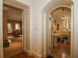 A bathroom with a sink and toilet at Uplands Dowerhouse Wellington Heath near Ledbury