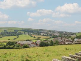 A view of fields and houses in the countryside at Hampton House, St. Bees