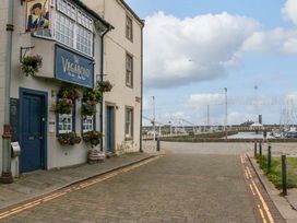 The Vagabond pub and marina view at Duncan Square in Whitehaven