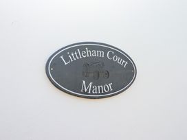A sign for Littleham Court Manor Littleham near Bideford