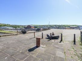 An outdoor area with a pier and an anchor at Keekle Terrace in Cleator Moor