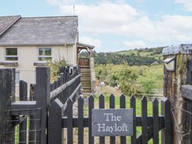 A view of the entrance gate to The Hayloft in Bodelwyddan