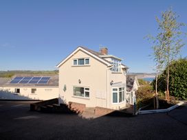 A house with solar panels and garden at Hawksdown in Lyme Regis