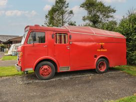 A fire truck parked outdoors at Dashing Dennis - 22 Chapmanswell near Launceston