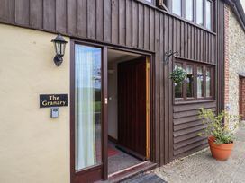 An entrance with a door and windows at The Granary Wyke Nr Axminster