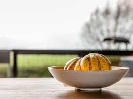 A bowl with squash on a table at The Larch House in Farndon