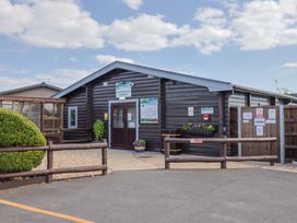 A building entrance for swimming pools at Pinewood Retreat in Rousdon near Lyme Regis