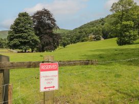A reserved parking sign at 2 Hollens cottage in Grasmere