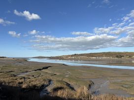 A view of water and mud flats at Penally Mews in St Dogmaels