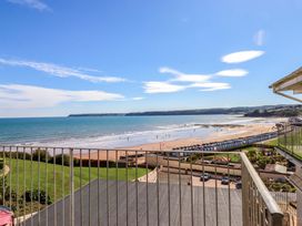 A beach view with ocean and sky at Beachside