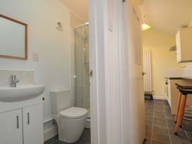 A bathroom with a sink and toilet at Violet's Rest in Exeter