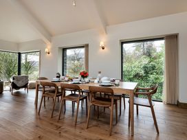 A dining room with a table and chairs at The Old Bunkhouse in Grasmere