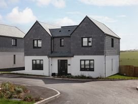 A house with windows and door at Polview in Newquay