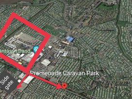 a satellite view of Promenade Caravan Park and Fantasy Island in Ingoldmells